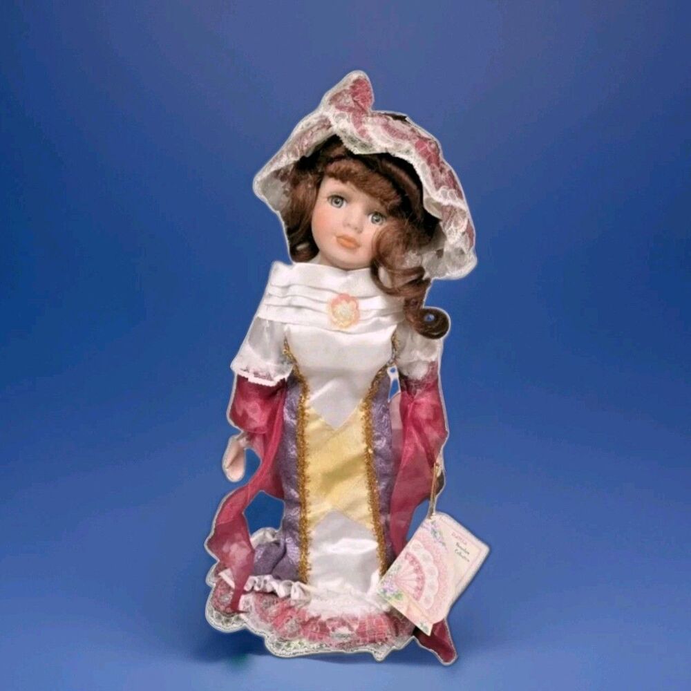 The DANEA Collection PORCELAIN DOLL 126346 Gorgeous Formal Gown NIB